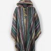 Handmade Himalayan Gheri Cotton poncho Normal Quality - Mexican Colourful Boho Festival Hippie Baja Outdoor Clothing