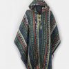Handmade Himalayan Gheri Cotton poncho Normal Quality - Mexican Colourful Boho Festival Hippie Baja Outdoor Clothing
