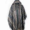 Handmade Himalayan Gheri Cotton poncho Normal Quality - Mexican Colourful Boho Festival Hippie Baja Outdoor Clothing