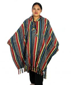 Himalayan Handcrafted Gheri Cotton Poncho for Men & Women