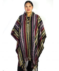 Traditional Himalayan Gheri Cotton Poncho – Fair Trade