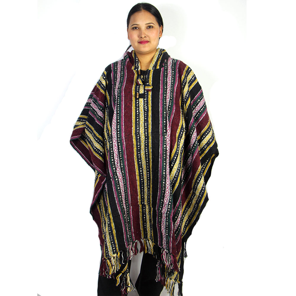 gheri-poncho-13 Traditional Himalayan Gheri Cotton Poncho – Fair Trade