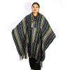 Sustainable Gheri Cotton Poncho | Handcrafted in the Himalayas