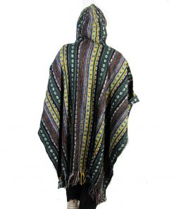 Sustainable Gheri Cotton Poncho | Handcrafted in the Himalayas