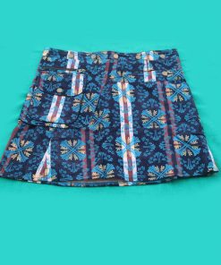 Hippie Cotton Printed Wrap Skirt