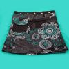 Hippie Cotton Printed Wrap Skirt