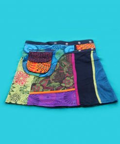 Hippie Cotton Printed Wrap Skirt