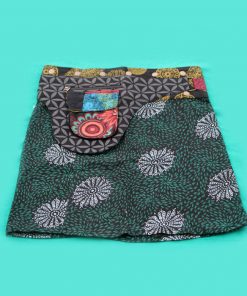 Hippie Cotton Printed Wrap Skirt