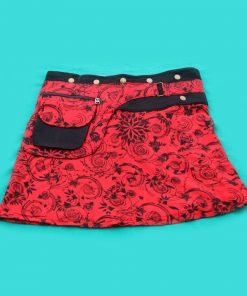 Hippie Cotton Printed Wrap Skirt