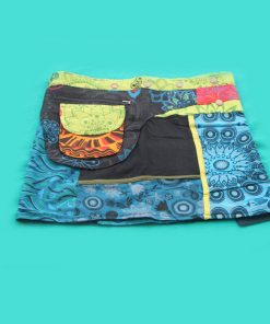 Hippie Cotton Printed Wrap Skirt