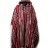 Handmade Himalayan Gheri Cotton poncho Great Quality - Mexican Colourful Boho Festival Hippie Baja Outdoor Clothing