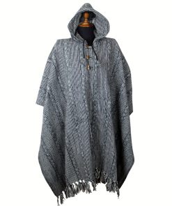 Handmade Himalayan Gheri Cotton poncho Great Quality - Mexican Colourful Boho Festival Hippie Baja Outdoor Clothing
