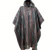 Handmade Himalayan Gheri Cotton poncho Great Quality - Mexican Colourful Boho Festival Hippie Baja Outdoor Clothing
