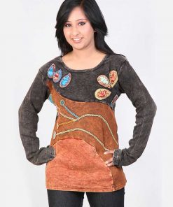 Funky Handmade Fine Cotton T-shirt