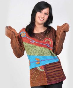 Brown Tone Full Sleeve Summer T-shirt