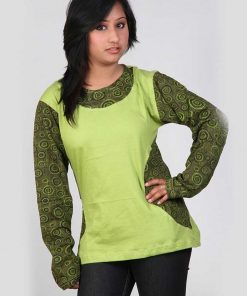Cozy Round Neck Full Sleeve Cotton T-shirt