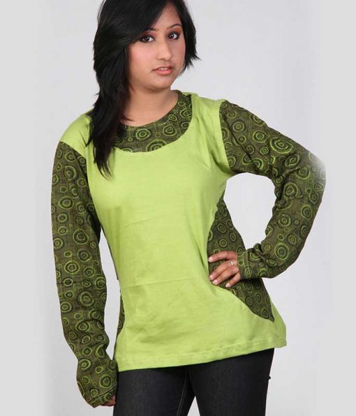 Cozy Round Neck Full Sleeve Cotton T-shirt