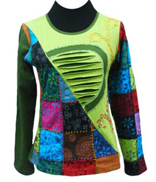 Vintage Hippie Razor Cut Full Cotton T-shirt