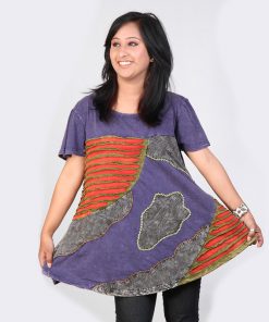 Razor Cut Cozy Handmade Half Cotton T-shirt