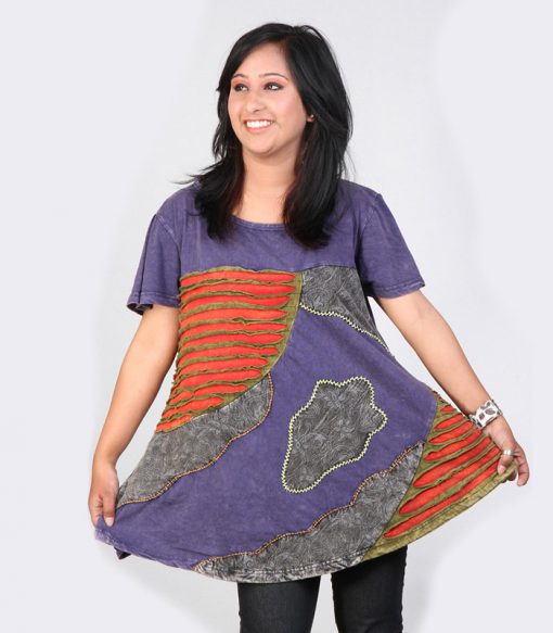 Razor Cut Cozy Handmade Half Cotton T-shirt