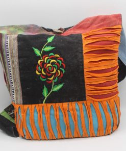 Floral Embroidered Cozy Shoulder Bag
