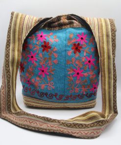 Mini Flower Embroidered Stylish Shoulder Bag