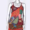 Hippie Patchwork & Embroidered Ladies Top