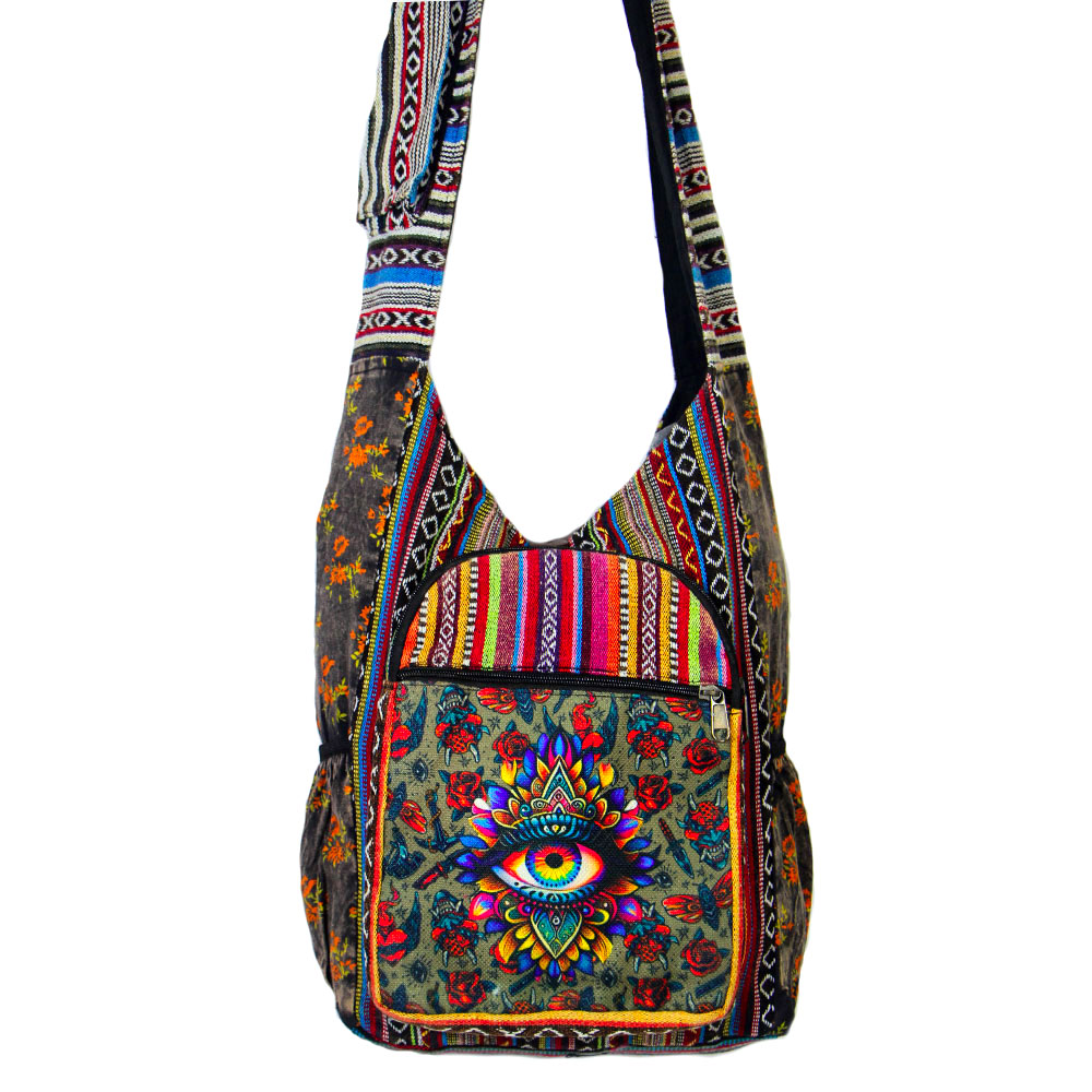 Vintage-Style Hippie Shoulder Bag – New Design Handmade Boho Sling Vintage-Style Hippie Shoulder Bag – New Design Handmade Boho Sling