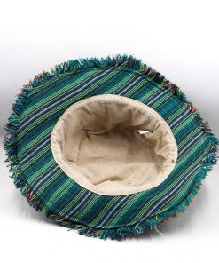 Eco-Friendly Hemp Hat with Tie-Dye – Handmade Boho & Festival Style