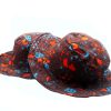 Plain Mushroom Print Stylish Round Hemp Hat