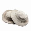 Plain Gray Stylish Round Hemp Hat – Handmade in Nepal