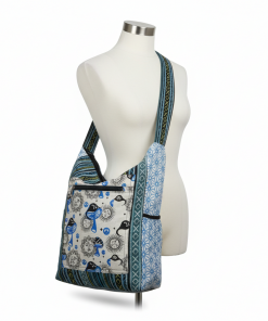 Handmade Mushroom Pattern Shoulder Bag – Stylish Bohemian Crossbody