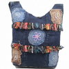 Artisan Handmade Boho Hippie Crossbody Bag – Razor Cut Patchwork Gheri Travel & Festival | Wholesale