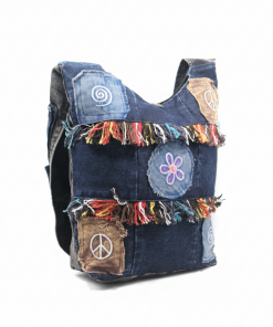 Artisan Handmade Boho Hippie Crossbody Bag – Razor Cut Patchwork Gheri Travel & Festival | Wholesale