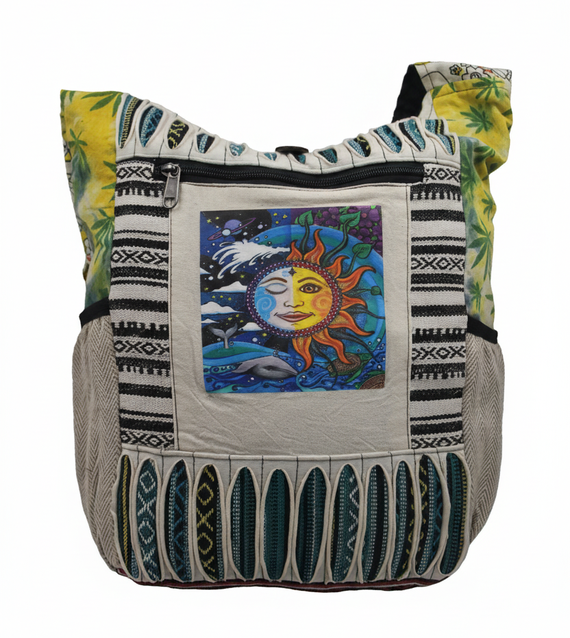 Fair Trade Handmade Gheri Hippie Bag – Patchwork Boho Shoulder Purse | Festival & Everyday Use | Wholesale Fair Trade Handmade Gheri Hippie Bag – Patchwork Boho Shoulder Purse | Festival & Everyday Use | Wholesale