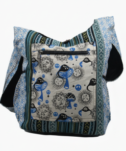 Handmade Mushroom Pattern Shoulder Bag – Stylish Bohemian Crossbody