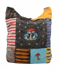 Handmade Hippie Mushroom Shoulder Bag – Retro Bohemian Embroidery | Wholesale