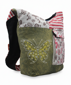 Handmade Razor Cut Boho Shoulder Bag – Patchwork Gheri Hippie Festival Fashion | Wholesale