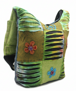 Wholesale Hippie Razor Cut Gheri Shoulder Bag – Handmade Patchwork Boho Tote