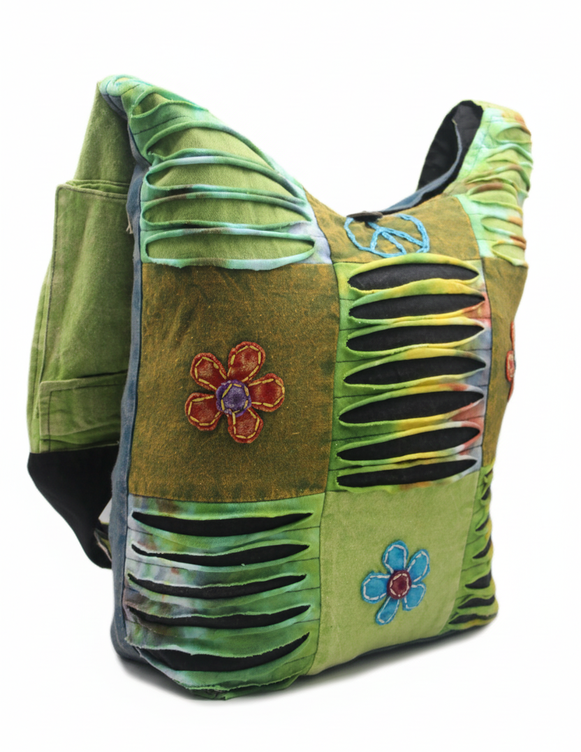 Wholesale Hippie Razor Cut Gheri Shoulder Bag – Handmade Patchwork Boho Tote Wholesale Hippie Razor Cut Gheri Shoulder Bag – Handmade Patchwork Boho Tote