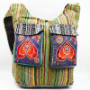 Wholesale Handmade Double Pocket Shoulder Bag – Hippie Patchwork Gheri Tote