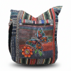 Eco-Friendly Handmade Hippie Gheri Crossbody Bag – Butterfly & Flower Embroidered Nomadic Style | Wholesale