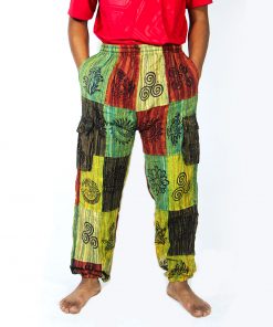 100% Cotton Patchwork Pants – Made in Nepal