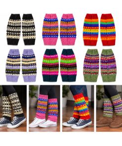 Hand Knit Wool Leg Warmer - Free Shipping