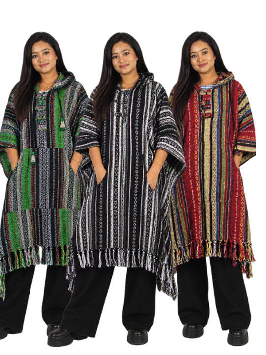 Handmade Gheri Poncho Handmade Gheri Poncho
