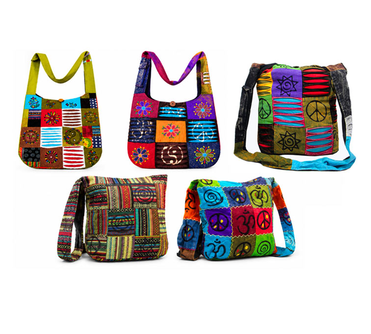 Himalayan Handmade Hippie Patchwork Shoulder Bag Himalayan Handmade Hippie Patchwork Shoulder Bag
